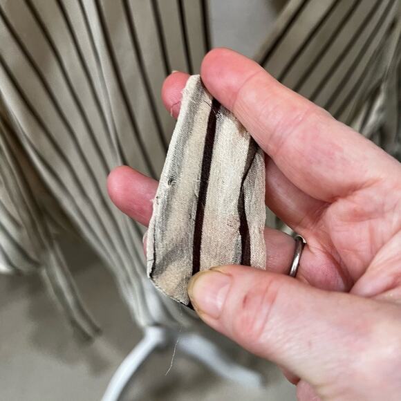 NEW R Malcolm Nordstrom Silk Belted Wrap Statement Sleeve Semi Sheer Top
M NWOT - Picture 15 of 16